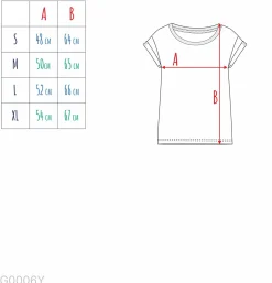 Damski t-shirt z krótkim rękawem, biały z motylem