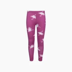 Legginsy dla dziewczynki, z baletnicami, różowe 3-8 lat