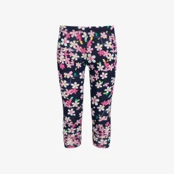 Legginsy 3/4 dla dziewczynki, z flamingami 9-13 lat