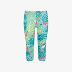 Legginsy 3/4 dla dziewczynki, z flamingami 9-13 lat