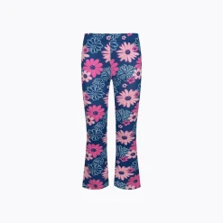 Legginsy flare dla dziewczynki 3-8 lat, niebieskie 