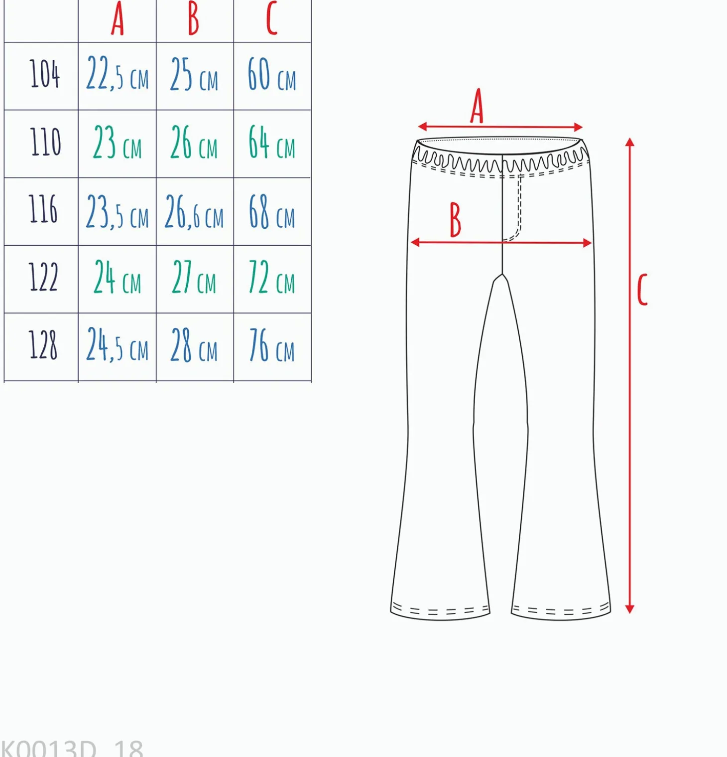 Legginsy flare dla dziewczynki, z ważkami, granatowe 3-8 lat