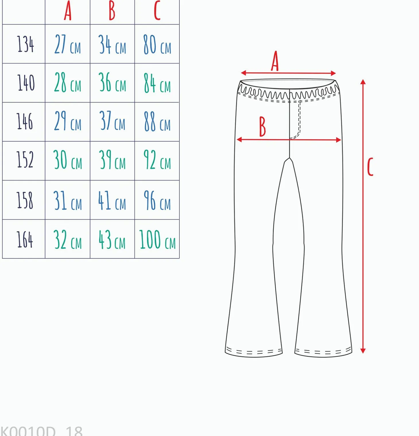Legginsy flare dla dziewczynki, z misiem, beżowe 9-13 lat