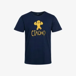 Męska piżama z krótkim rękawem, z napisem "CIACHO", granatowa