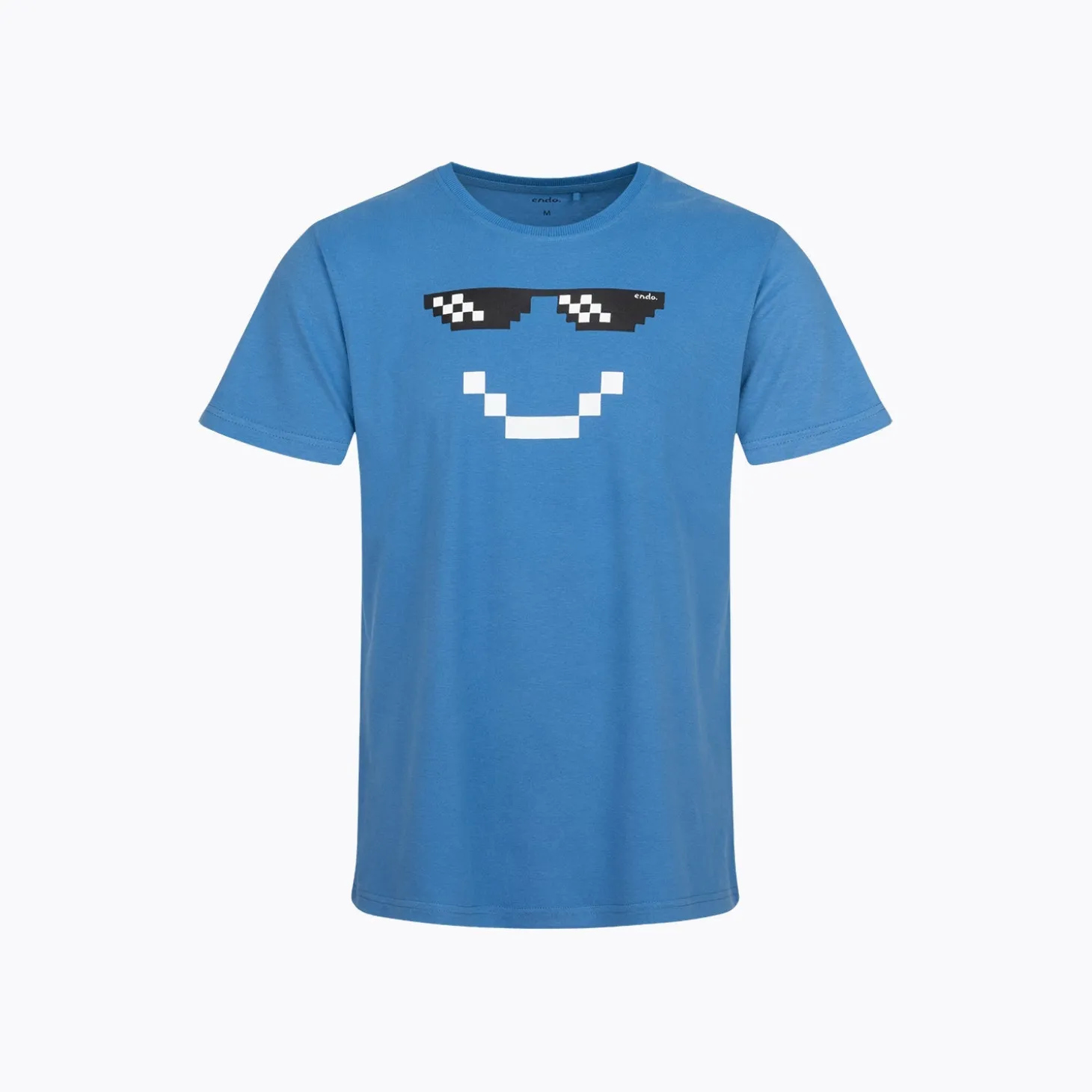 Męski T-shirt niebieska "ale mina"
