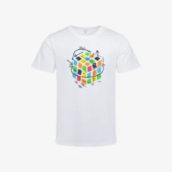 Męski t-shirt z krótkim rękawem, z kostką Rubika