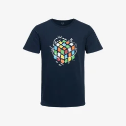 Męski t-shirt z krótkim rękawem, z kostką Rubika