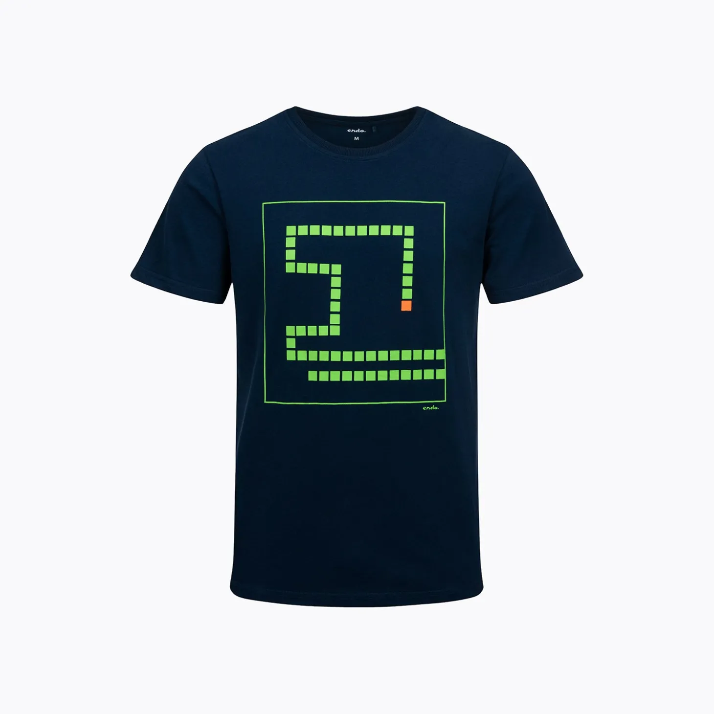 Męski t-shirt z krótkim rękawem, z motywem gry komputerowej, granatowy
