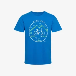 Męski t-shirt z krótkim rękawem, z rowerem