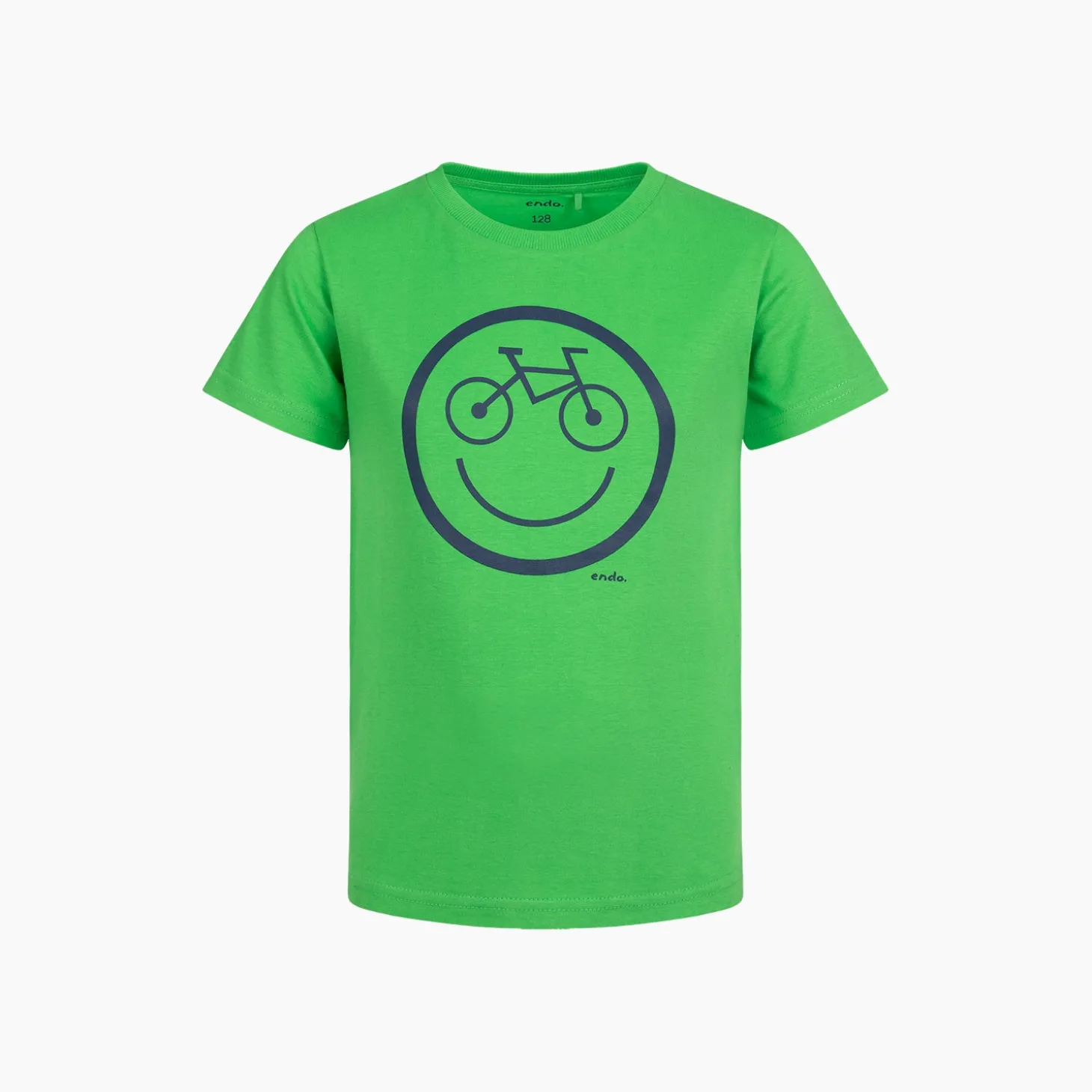 T-shirt z krótkim rękawem dla chłopca, z motywem rowerowym, zielony 3-8