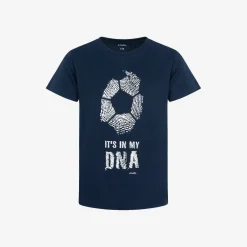 T-shirt z krótkim rękawem dla chłopca, z motywem piłkarskim 9-13 lat