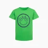 T-shirt z krótkim rękawem dla chłopca, z motywem rowerowym, zielony 9-13 lat