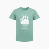T-shirt z krótkim rękawem dla chłopca, z niedźwiedzią łapą, zielony 3-8 lat