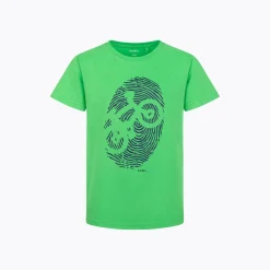 T-shirt z krótkim rękawem dla chłopca, z rowerem, zielony 9-13 lat