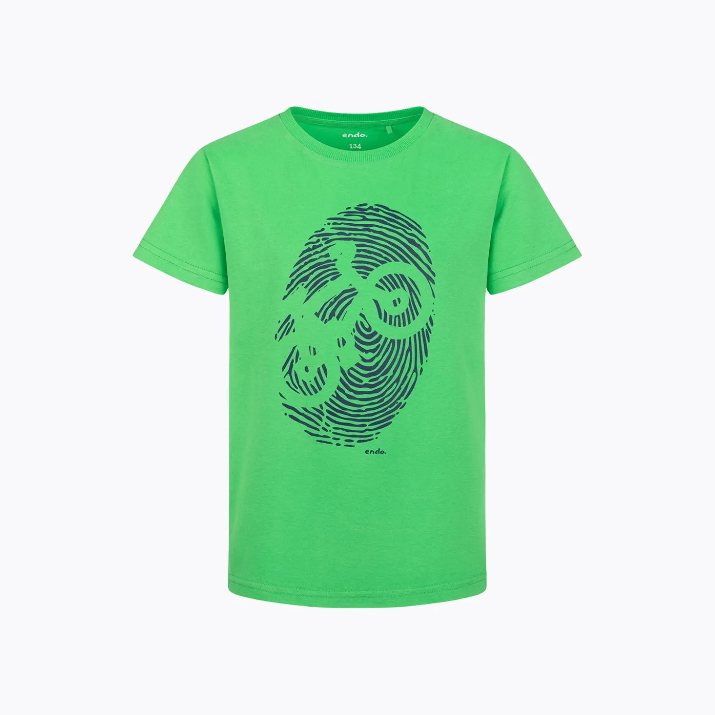 T-shirt z krótkim rękawem dla chłopca, z rowerem, zielony 9-13 lat