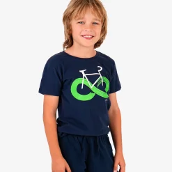 T-shirt z krótkim rękawem dla chłopca, z motywem rowerowym 9-13 lat