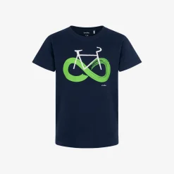 T-shirt z krótkim rękawem dla chłopca, z motywem rowerowym 9-13 lat