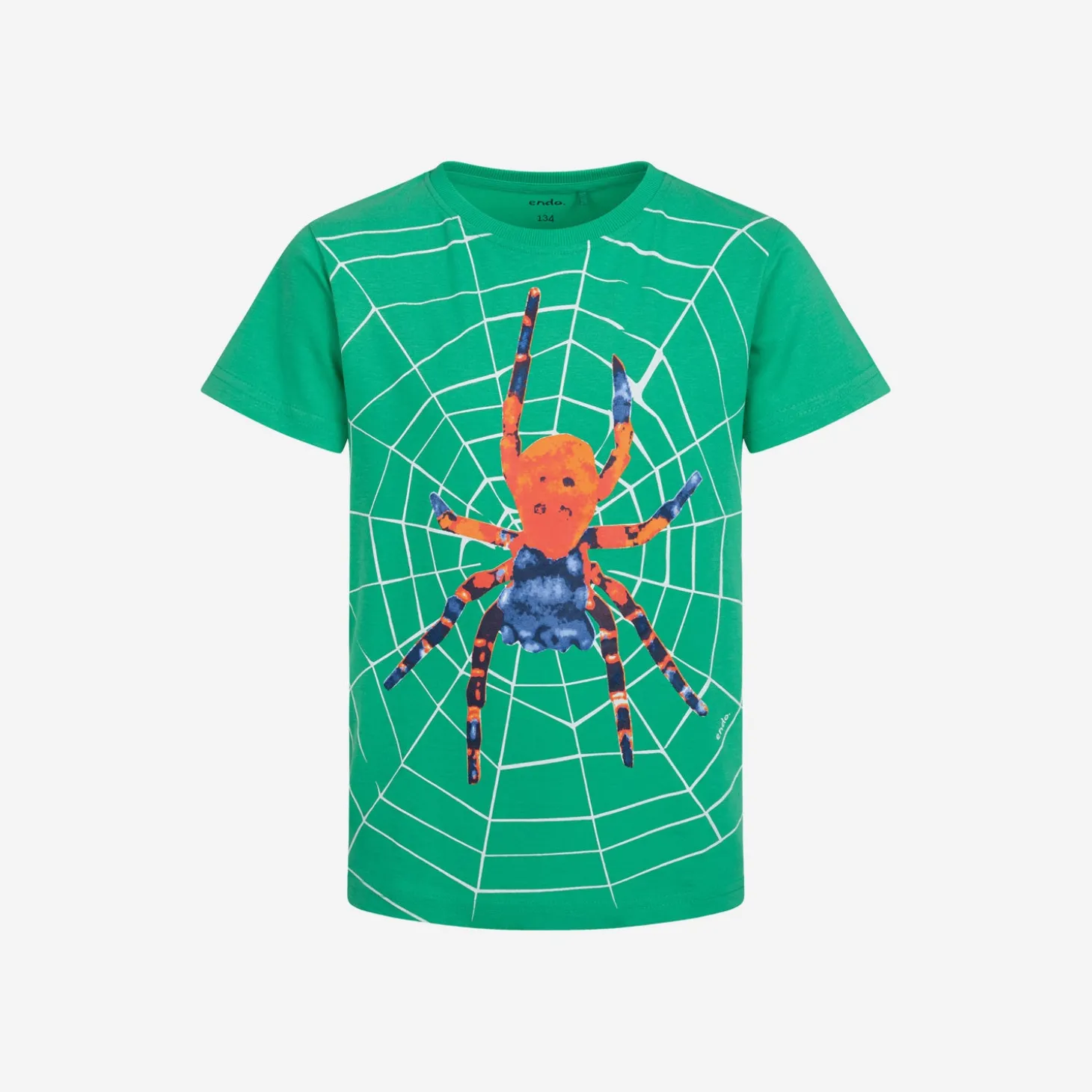T-shirt z krótkim rękawem dla chłopca, z pająkiem 9-13 lat