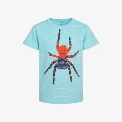 T-shirt z krótkim rękawem dla chłopca, z pająkiem 9-13 lat