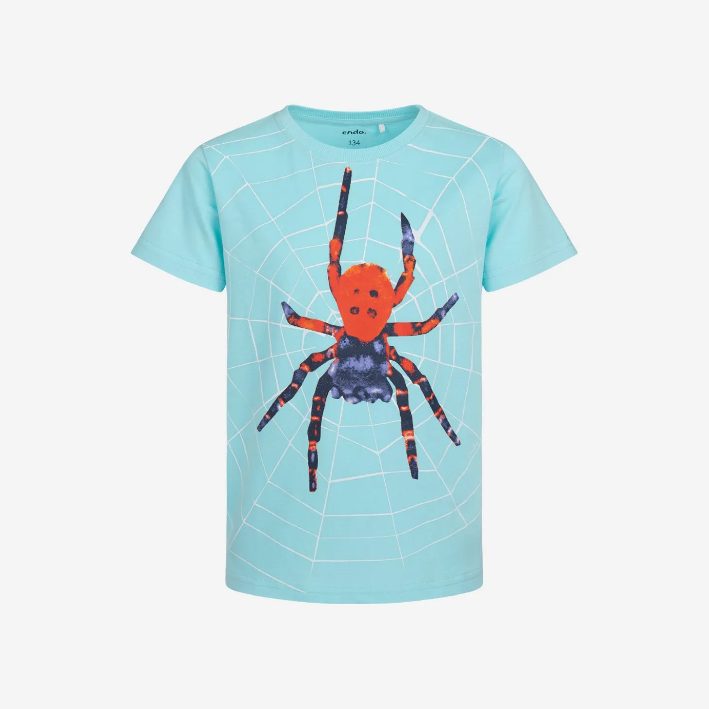 T-shirt z krótkim rękawem dla chłopca, z pająkiem 9-13 lat