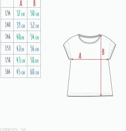 T-shirt z krótkim rękawem dla dziewczynki, z francuskim pieskiem, zielona 9-13 lat